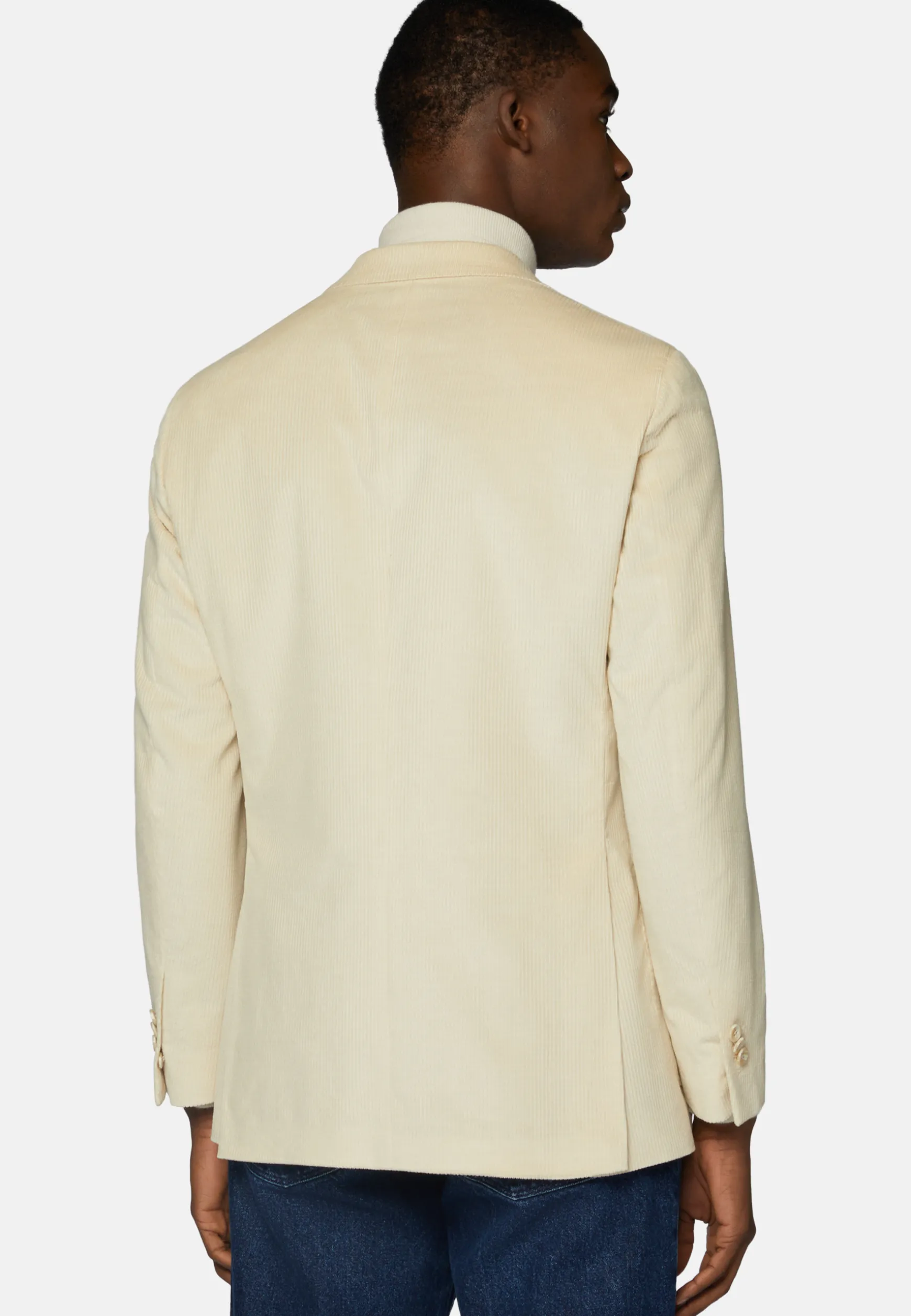 Cream Cotton And Cashmere Jacket|Boggi Milano Cheap