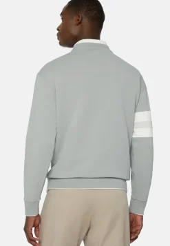 Crew Neck Sweatshirt In Organic Cotton Blend|Boggi Milano New