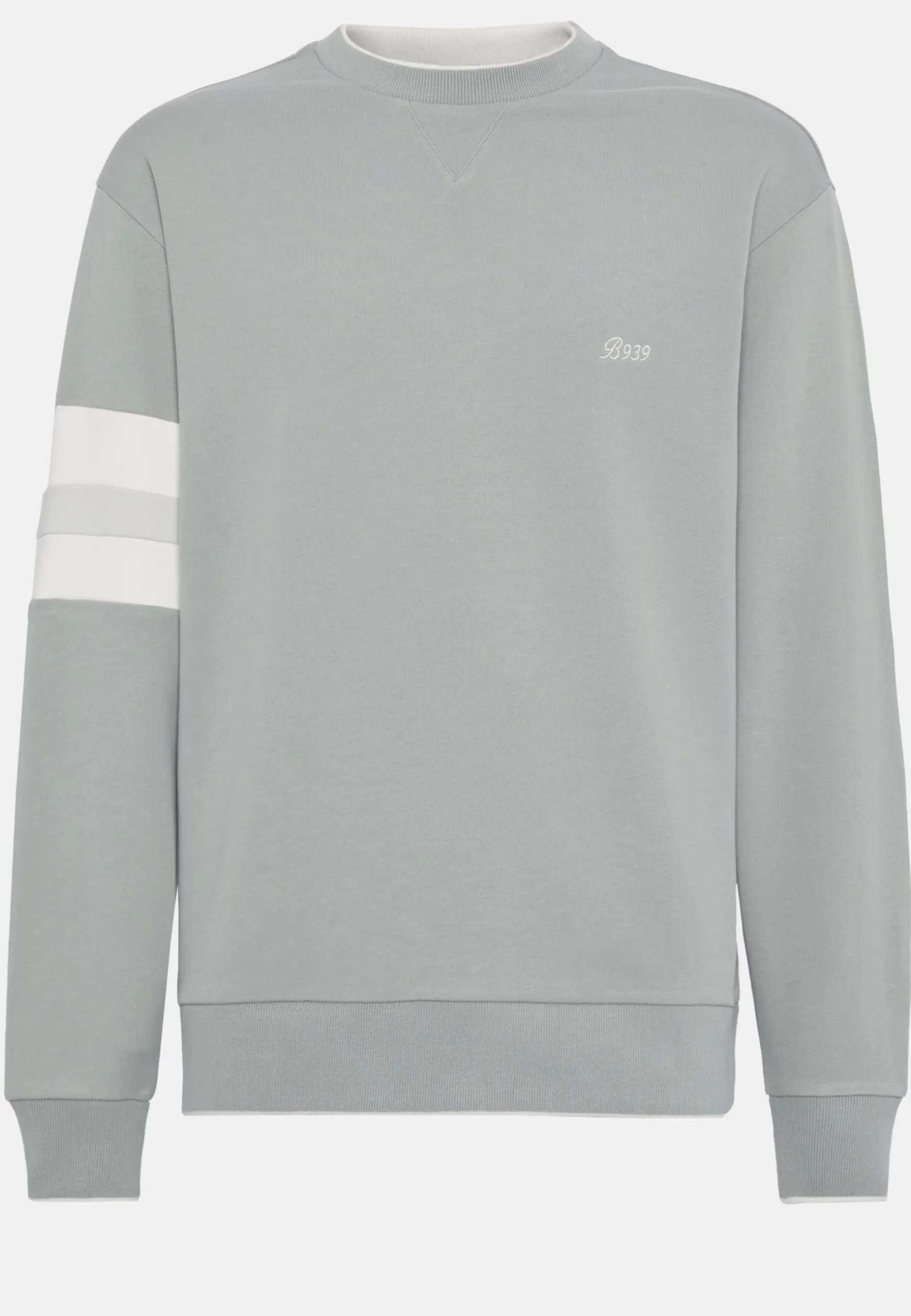 Crew Neck Sweatshirt In Organic Cotton Blend|Boggi Milano New