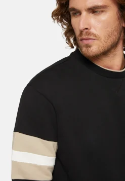 Crew Neck Sweatshirt In Organic Cotton Blend|Boggi Milano Cheap