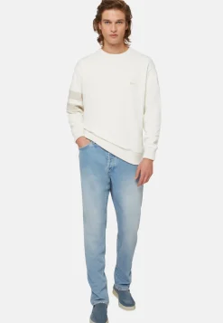 Crew Neck Sweatshirt In Organic Cotton Blend|Boggi Milano Flash Sale
