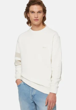 Crew Neck Sweatshirt In Organic Cotton Blend|Boggi Milano Flash Sale
