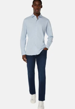 Dark Blue Stretch Denim Jeans|Boggi Milano Best