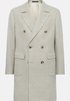 Double-Breasted Wool Coat|Boggi Milano Shop