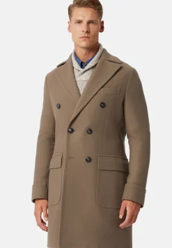 Double-Breasted Wool Coat|Boggi Milano Online