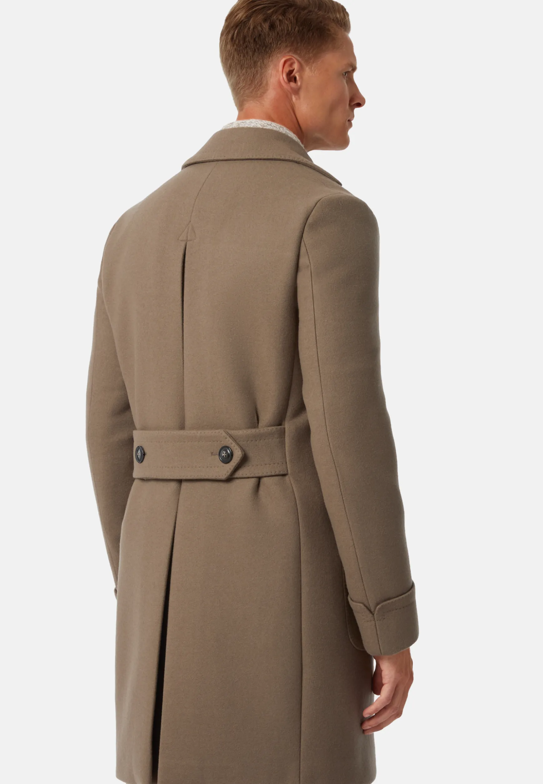 Double-Breasted Wool Coat|Boggi Milano Online