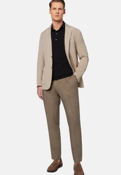 Dove Grey Tencel/Linen/Cotton Jacket|Boggi Milano Flash Sale