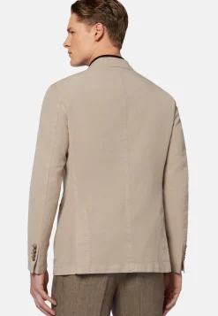 Dove Grey Tencel/Linen/Cotton Jacket|Boggi Milano Flash Sale