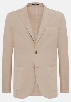 Dove Grey Tencel/Linen/Cotton Jacket|Boggi Milano Flash Sale
