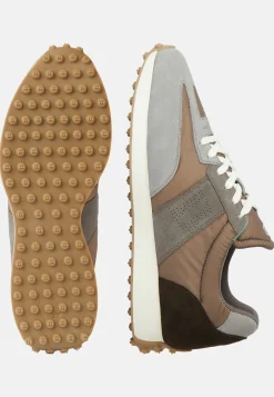 Dove Grey Trainers In Technical Fabric and Leather|Boggi Milano Hot