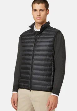 Down-filled Quilted Nylon Gilet|Boggi Milano Flash Sale