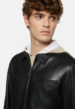 Genuine Leather Bomber Jacket|Boggi Milano Sale