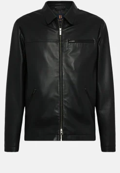 Genuine Leather Bomber Jacket|Boggi Milano Sale