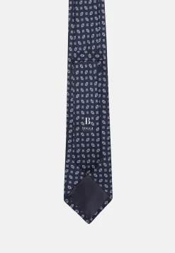 Geometric Patterned Silk Tie|Boggi Milano Outlet
