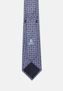Geometric Patterned Silk Tie|Boggi Milano Store