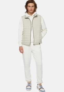 Goose Down Recycled Fabric Waistcoat|Boggi Milano New