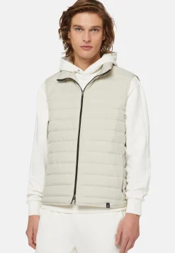 Goose Down Recycled Fabric Waistcoat|Boggi Milano New