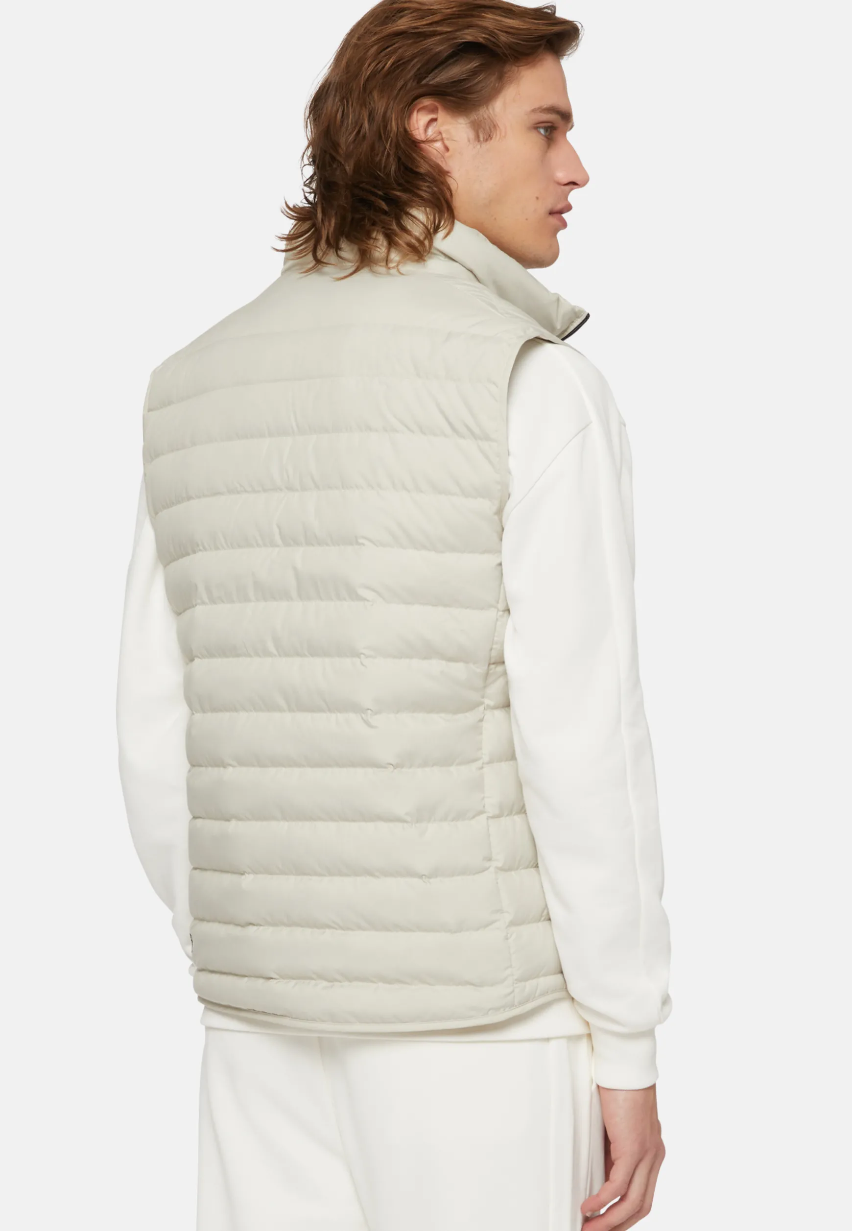 Goose Down Recycled Fabric Waistcoat|Boggi Milano New