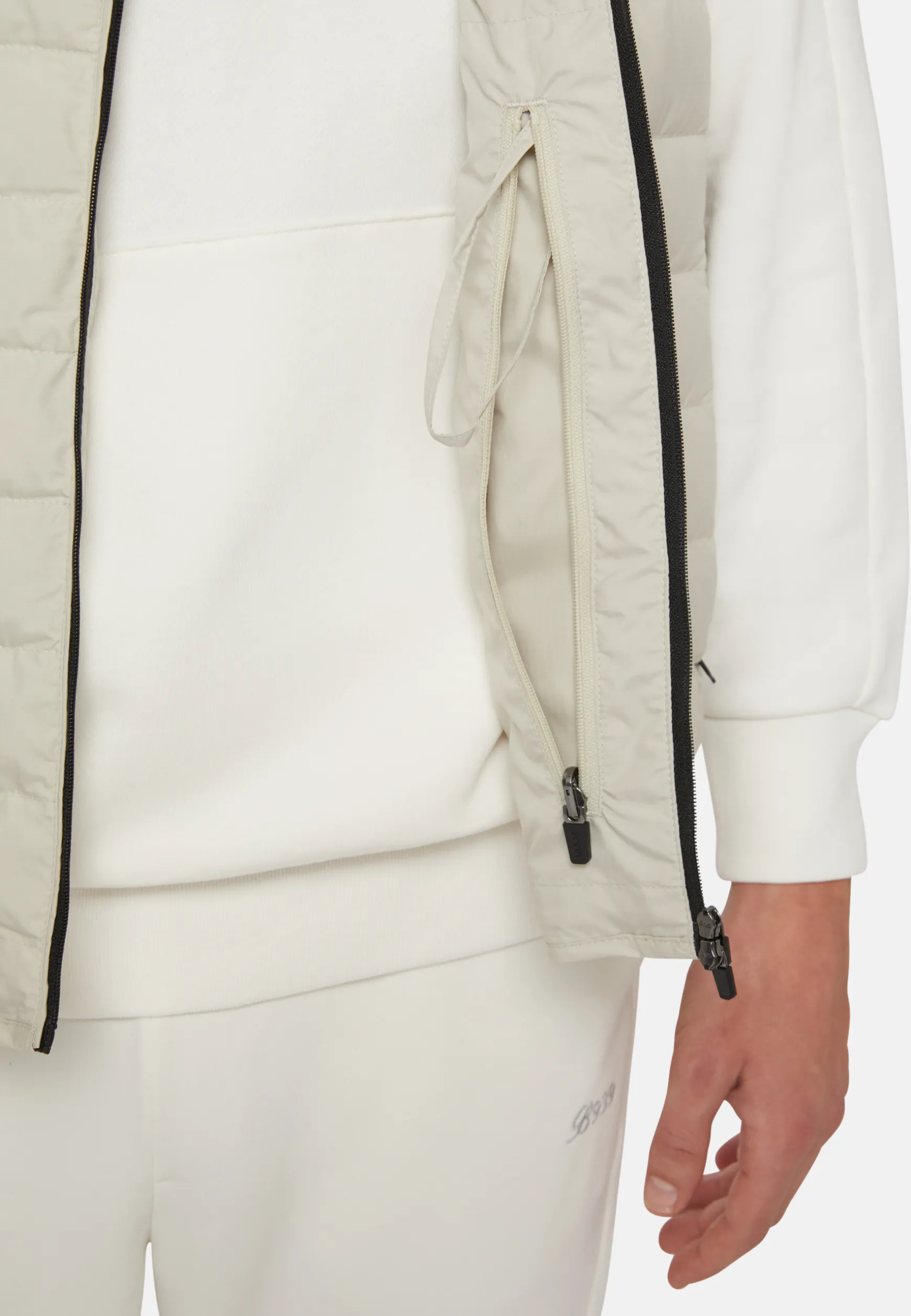 Goose Down Recycled Fabric Waistcoat|Boggi Milano New
