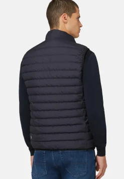 Goose Down Recycled Fabric Waistcoat|Boggi Milano Cheap