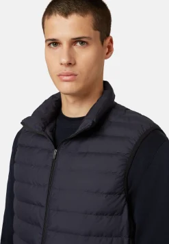 Goose Down Recycled Fabric Waistcoat|Boggi Milano Cheap