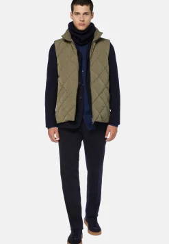 Goose Down Recycled Fabric Waistcoat|Boggi Milano New