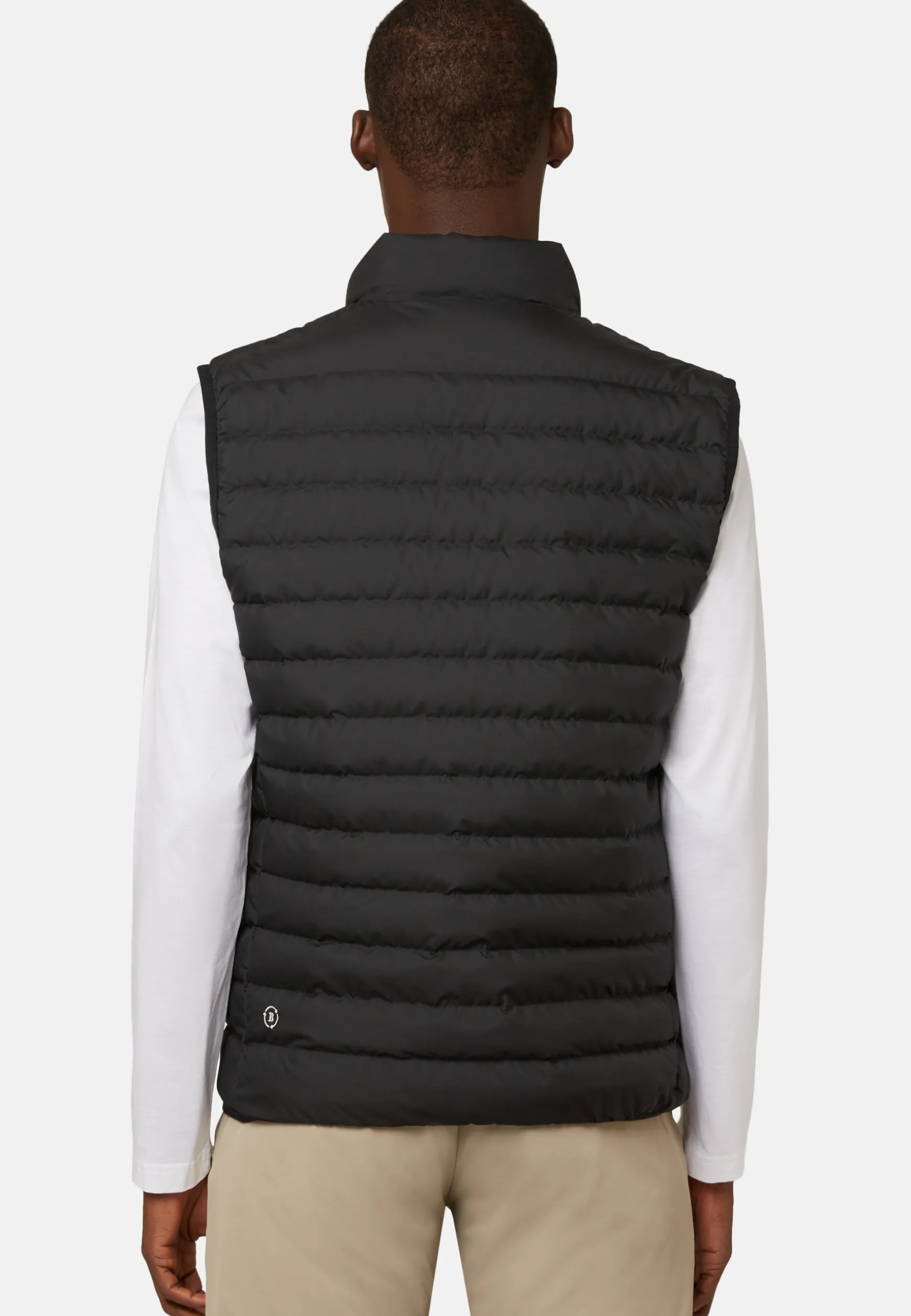 Goose Down Recycled Fabric Waistcoat|Boggi Milano Flash Sale