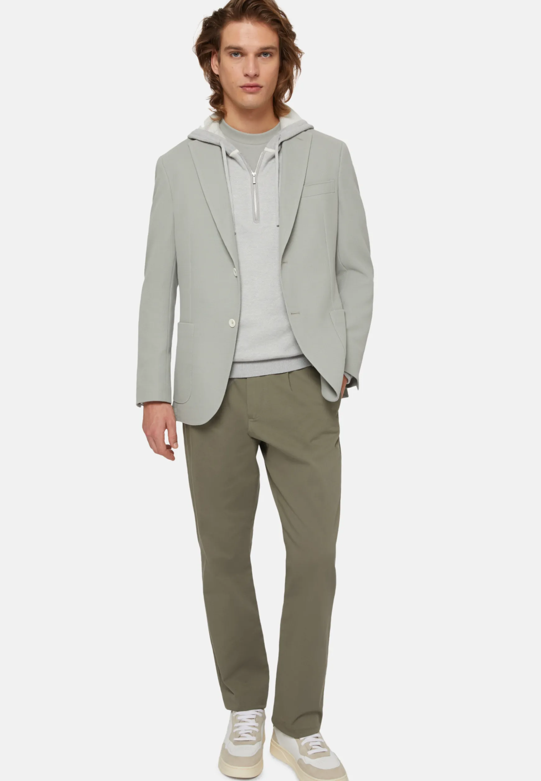Cotton B Jersey Jacket|Boggi Milano Discount