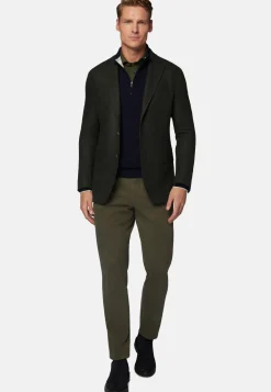 Jacket in Stretch Wool Flannel|Boggi Milano Hot