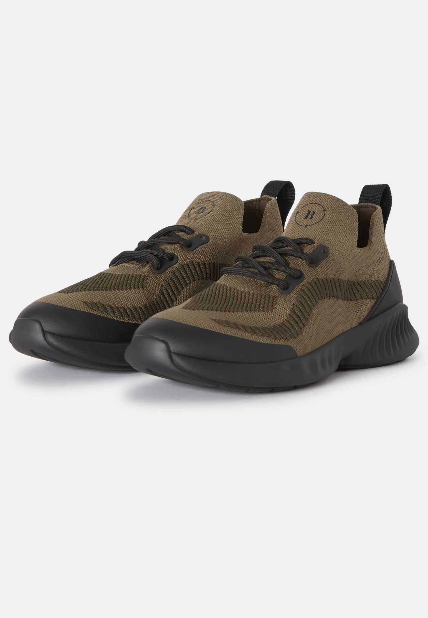 Green Recycled Yarn Willow Trainers|Boggi Milano Online