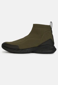 Green Recycled Yarn Willow Trainers|Boggi Milano Clearance