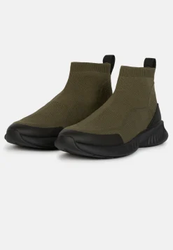 Green Recycled Yarn Willow Trainers|Boggi Milano Clearance