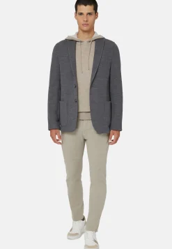 Bridge Jacket in B Jersey Wool and Cotton|Boggi Milano Shop