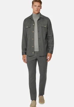 Flannel Overshirt|Boggi Milano Store