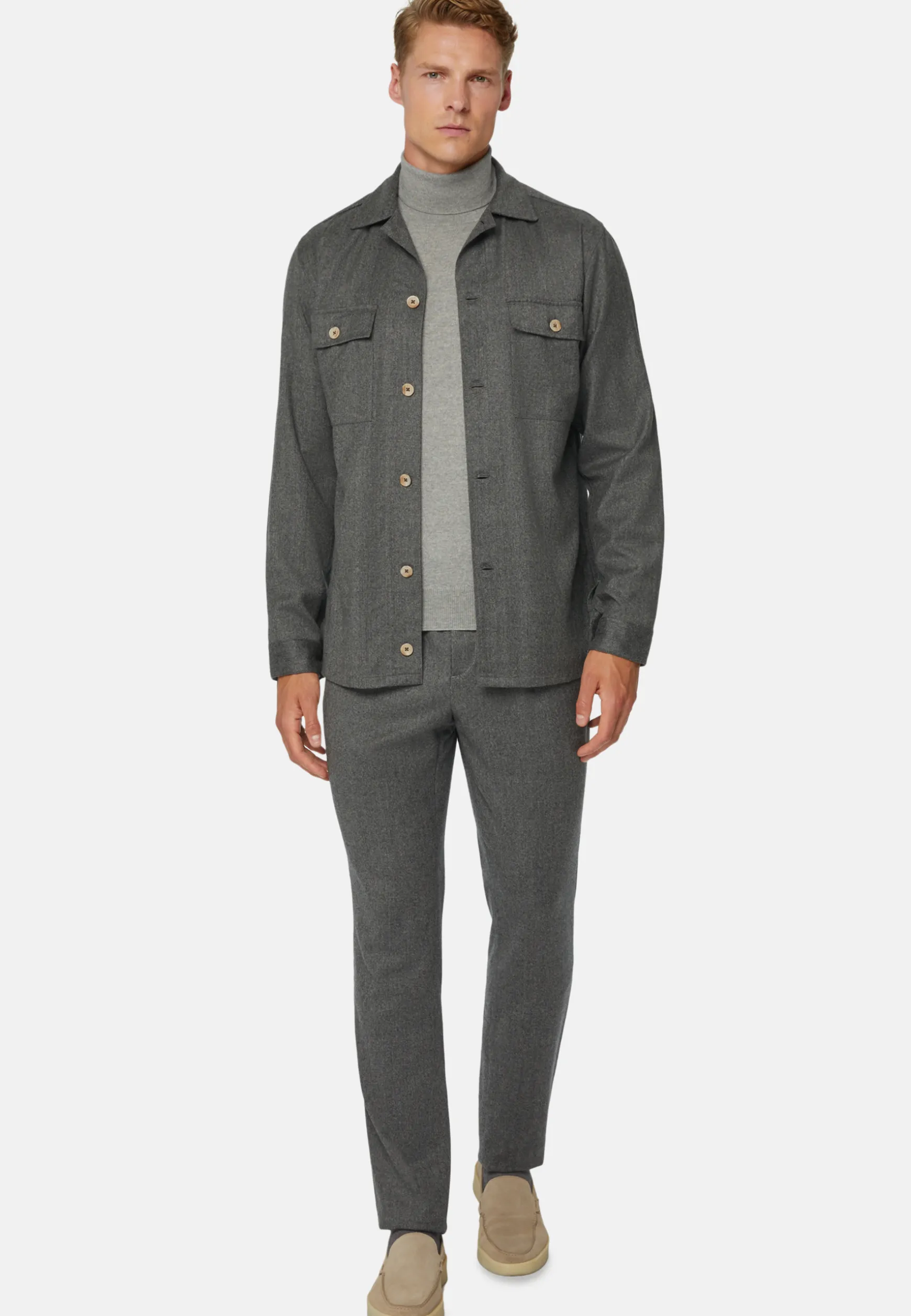 Flannel Overshirt|Boggi Milano Store