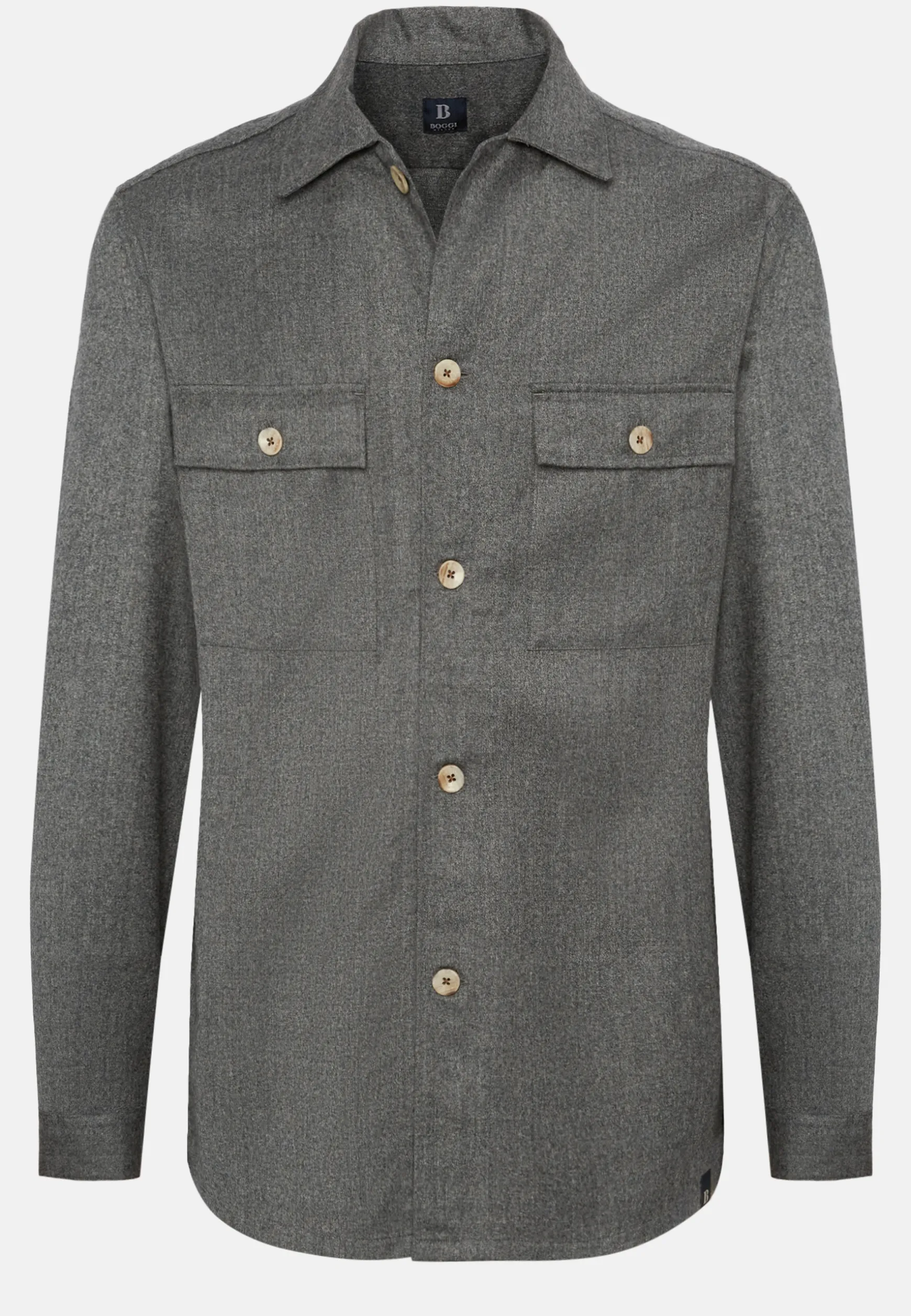 Flannel Overshirt|Boggi Milano Store