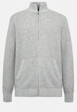 Full-Zip Jumper In a Cashmere Blend|Boggi Milano Flash Sale