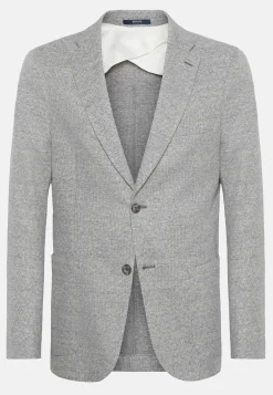 Melange Linen/Cotton B Jersey Jacket|Boggi Milano Flash Sale
