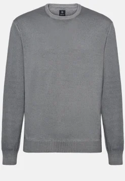 Merino Wool Crew Neck Jumper|Boggi Milano Flash Sale