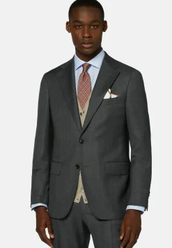 Prince of Wales Check Suit In Pure Wool|Boggi Milano Discount