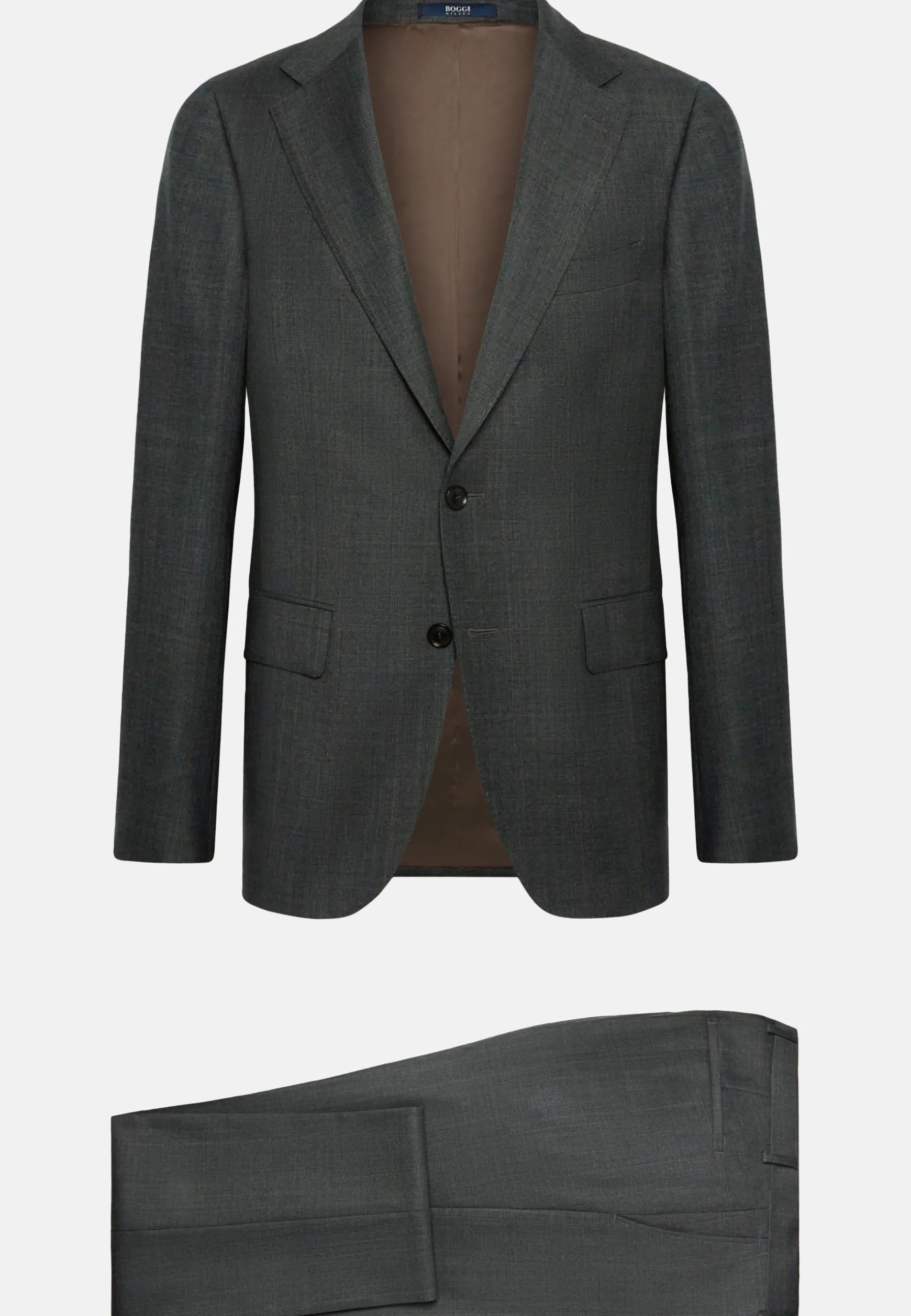 Prince of Wales Check Suit In Pure Wool|Boggi Milano Discount