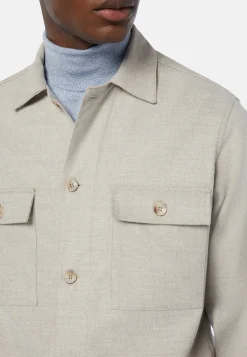 Wool Blend Overshirt|Boggi Milano Hot