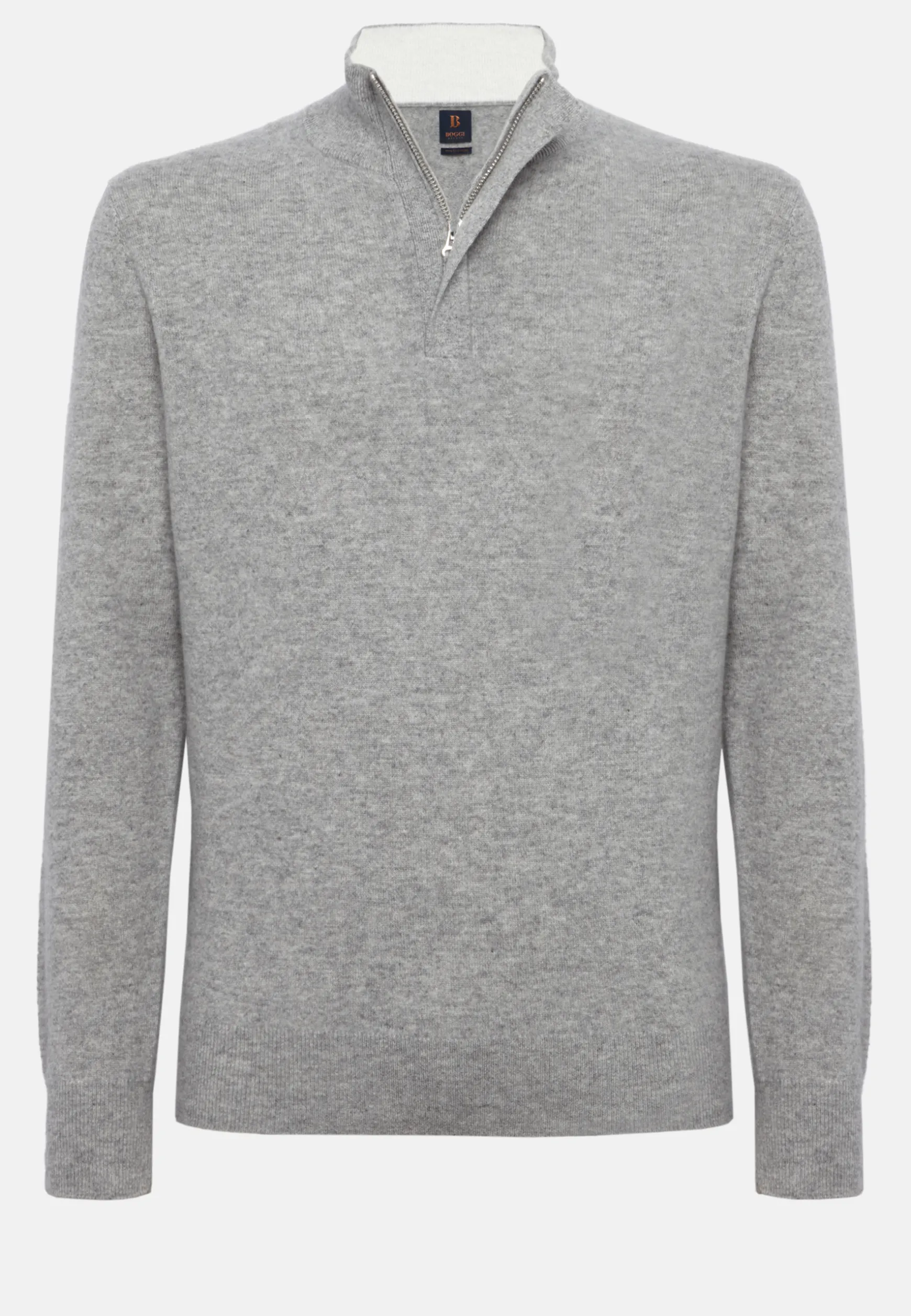 Wool/Cashmere Half Zip Jumper|Boggi Milano Hot