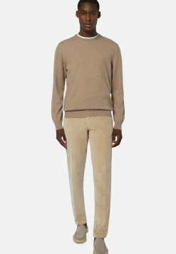 Crew Neck Jumper In Cashmere|Boggi Milano Flash Sale