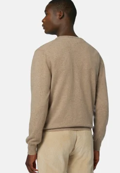 Crew Neck Jumper In Cashmere|Boggi Milano Flash Sale