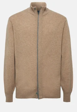 Full-Zip Jumper in Wool and Cashmere|Boggi Milano Outlet