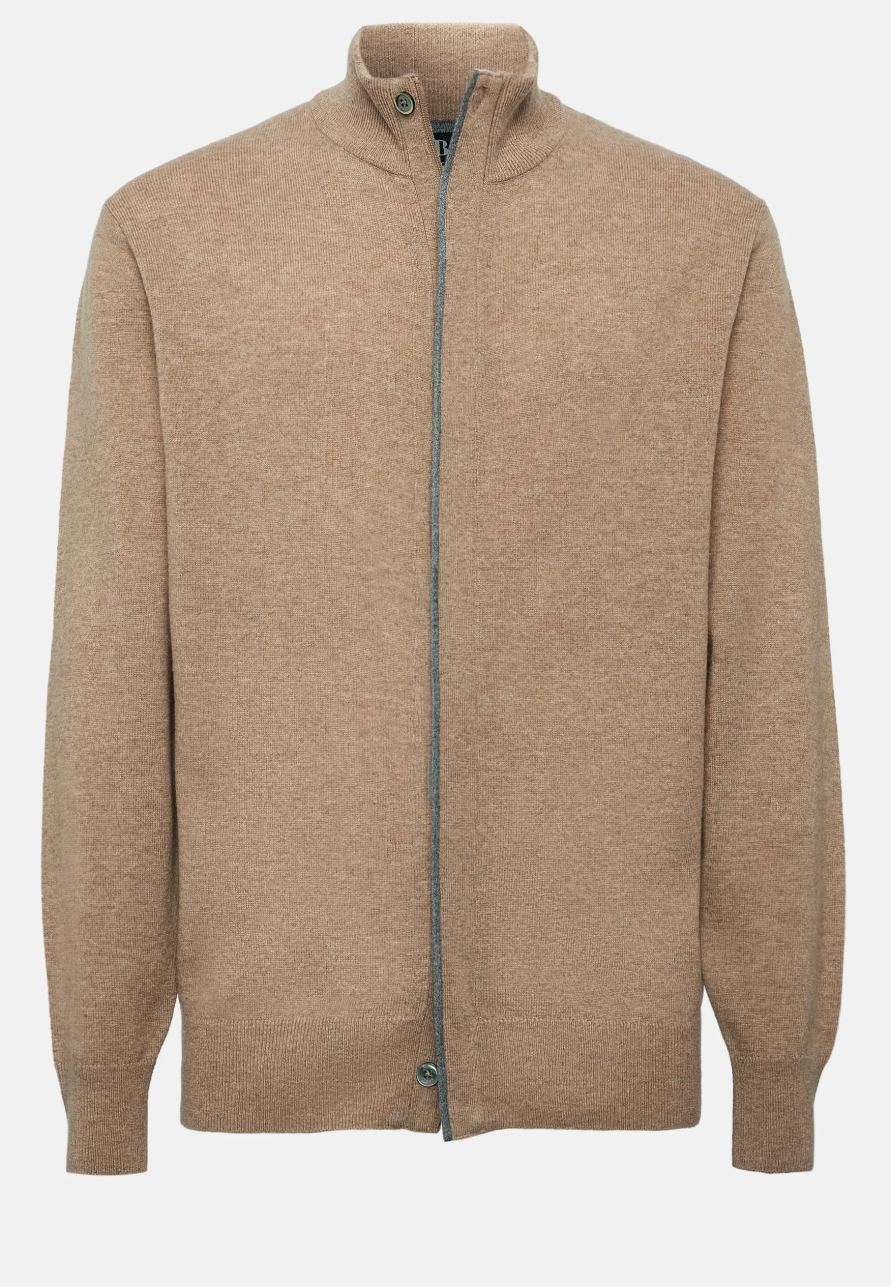 Full-Zip Jumper in Wool and Cashmere|Boggi Milano Outlet
