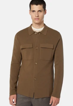 Over Shirt in Merino Wool|Boggi Milano New