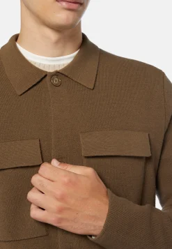 Over Shirt in Merino Wool|Boggi Milano New