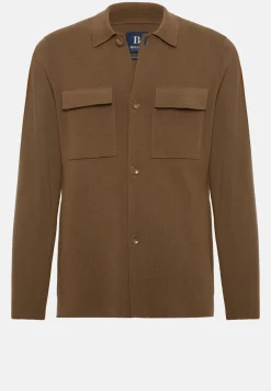 Over Shirt in Merino Wool|Boggi Milano New
